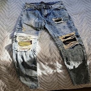 Ripped Jeans camo 💚